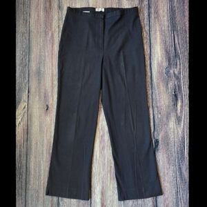 Gunex by Brunello Cucinelli Textured Navy Slim Leg Ankle Pants